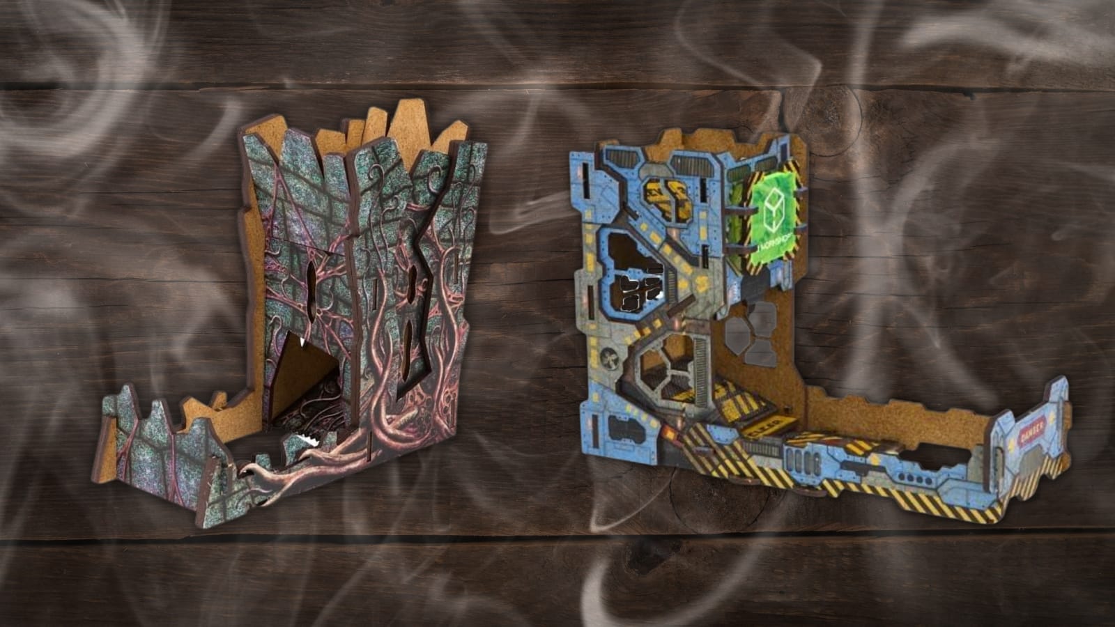 Dice towers