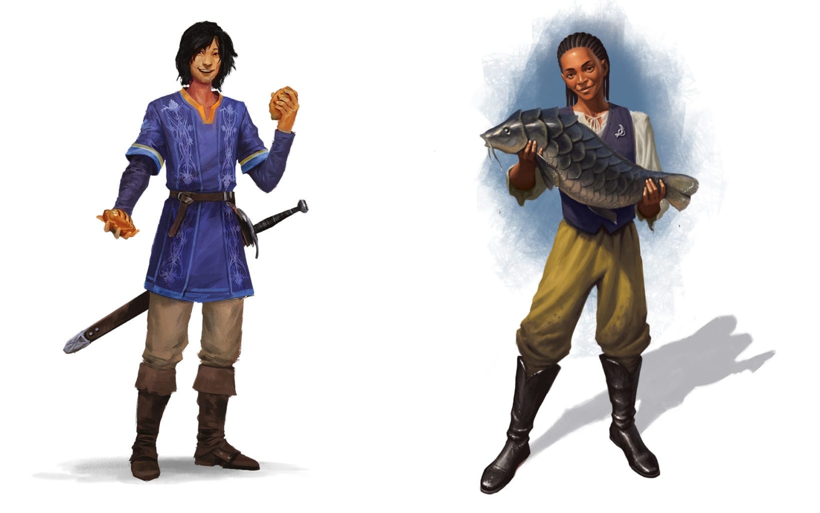 Dragonlance – NPCs from the village of Vogler