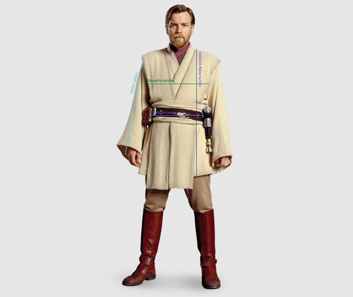 Jak ušít kostým rytíře jedi - epizoda 1 (příprava)