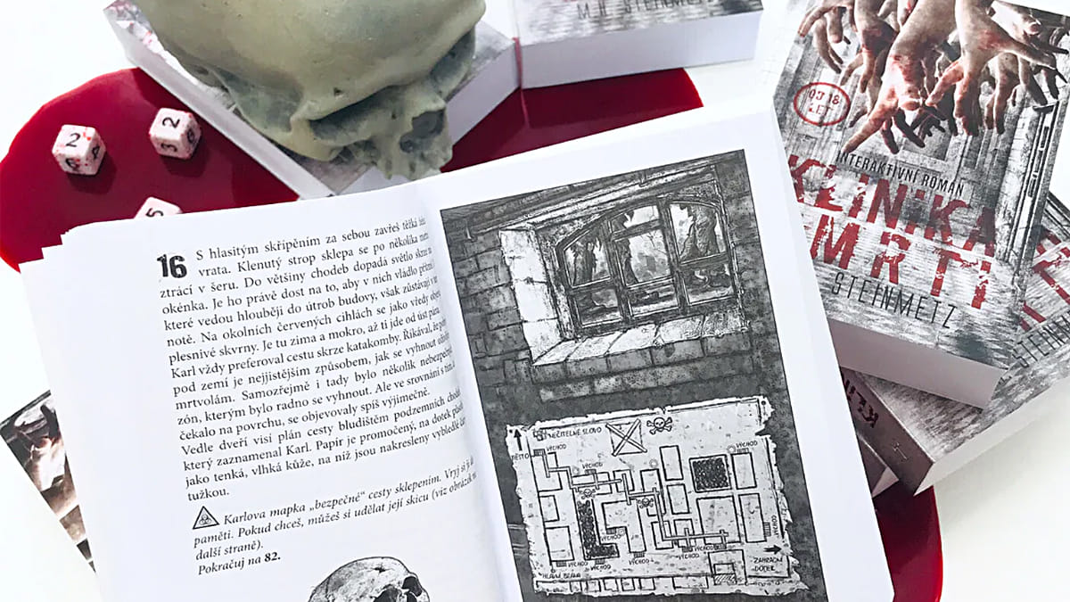 Recenze gamebooku Klinika Smrti