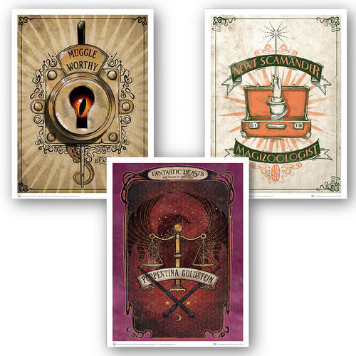 Súprava plagátov Fantastické zvieratá 1 Súprava plagátov Fantastické zvieratá 1