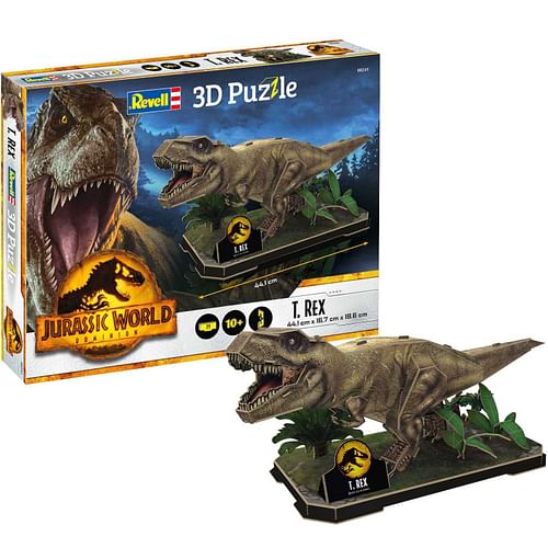 Obrázok 3D Puzzle Jurský svět - T-Rex, 45 dílků