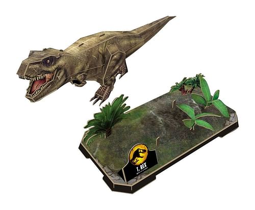 Obrázok 3D Puzzle Jurský svět - T-Rex, 45 dílků