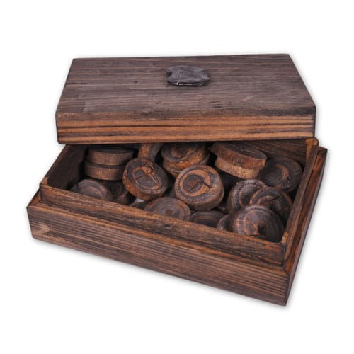 Krabička s drevenými runami Krabička s drevenými runami