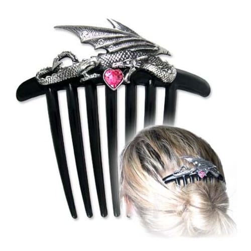 Hrebeň na vlasy s dračím srdcom Hrebeň na vlasy s dračím srdcom
