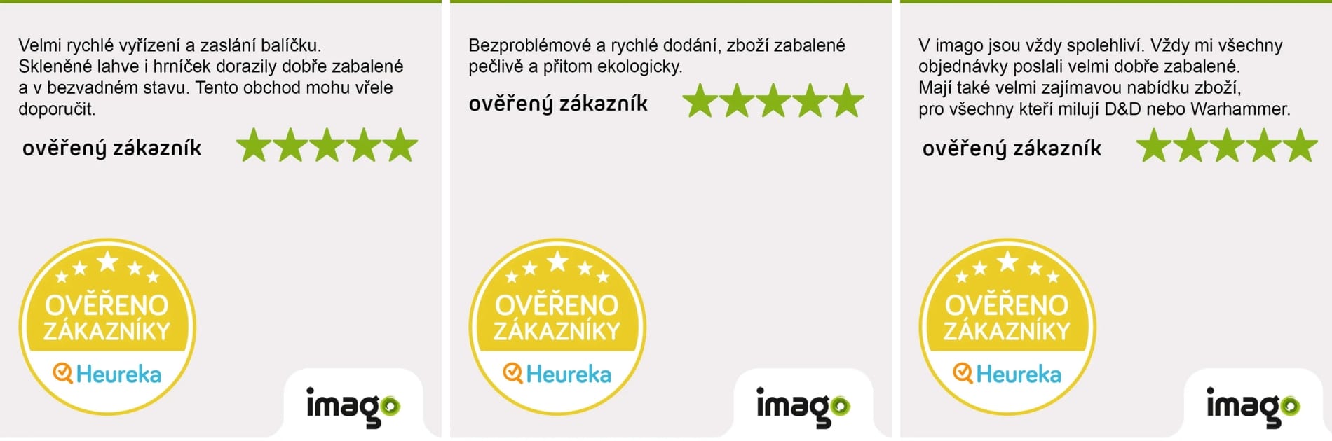 Heureka recenze baleni