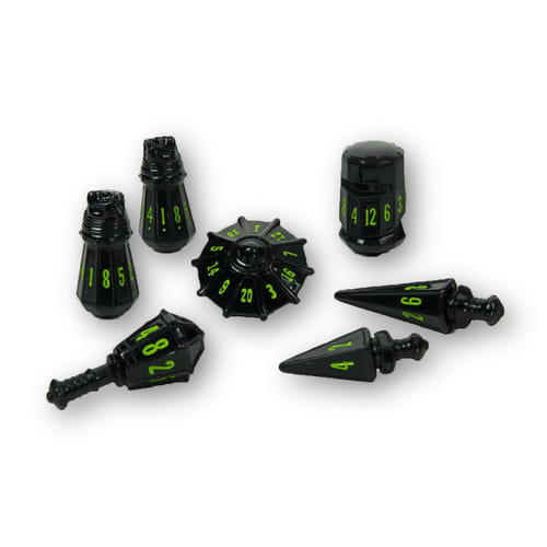 Súprava kociek PolyHero - Warrior 7-Dice Set Súprava kociek PolyHero - Warrior 7-Dice Set