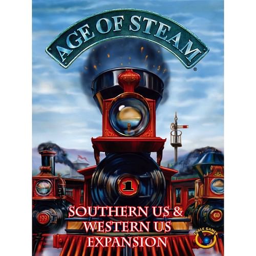 Age of Steam Expansion: Southern US/ Western US