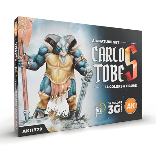 Levně AK Interactive - Carlos Tobes: 3GEN Signature Set (14 barev a 1 figurka)