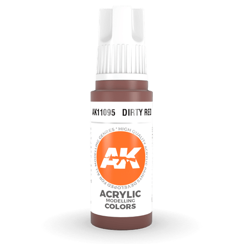 AK Interactive: General Series - Dirty Red AK Interactive: General Series - Dirty Red