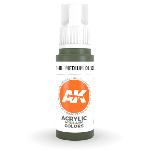 AK Interactive: General Series - Medium Olive Green AK Interactive: General Series - Medium Olive Green