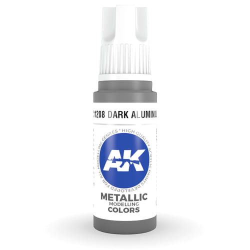 Levně AK Interactive: General Series - Metallic Dark Aluminium