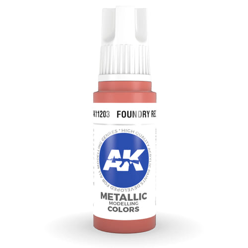 AK Interactive: General Series - Metallic Foundry Red AK Interactive: General Series - Metallic Foundry Red