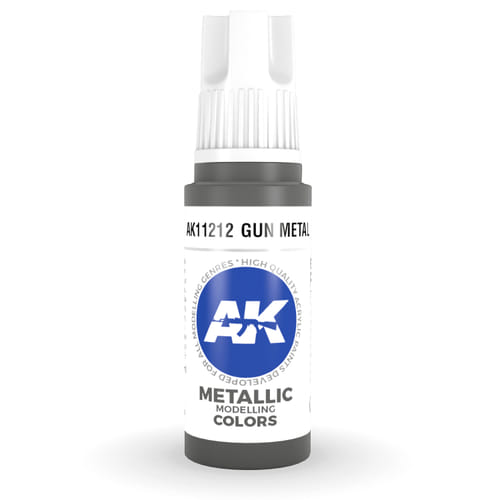 Levně AK Interactive: General Series - Metallic Gun Metal