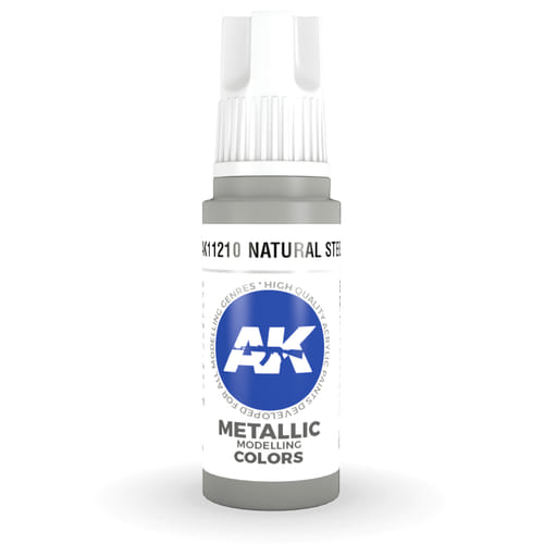 AK Interactive: General Series - Metallic Natural Steel AK Interactive: General Series - Metallic Natural Steel