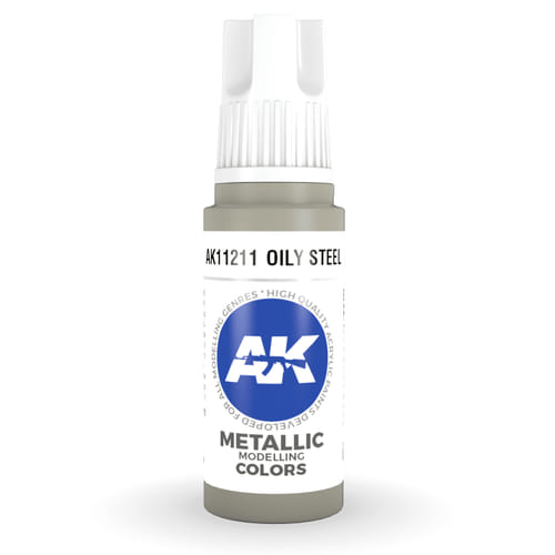 Levně AK Interactive: General Series - Metallic Oily Steel
