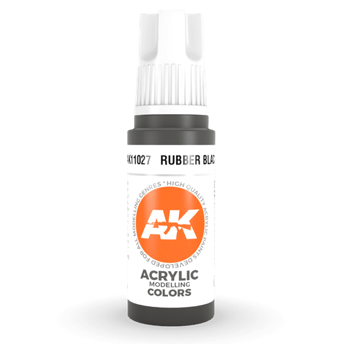 AK Interactive: General Series - Rubber Black AK Interactive: General Series - Rubber Black