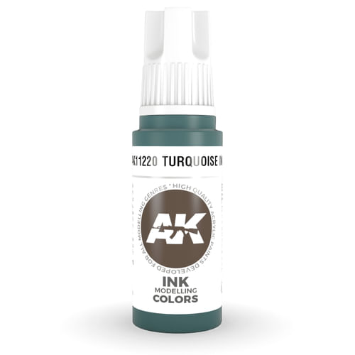 AK Interactive: General Series - Turquoise Ink AK Interactive: General Series - Turquoise Ink