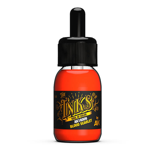 Levně AK Interactive: Inks - Blood Scarlet