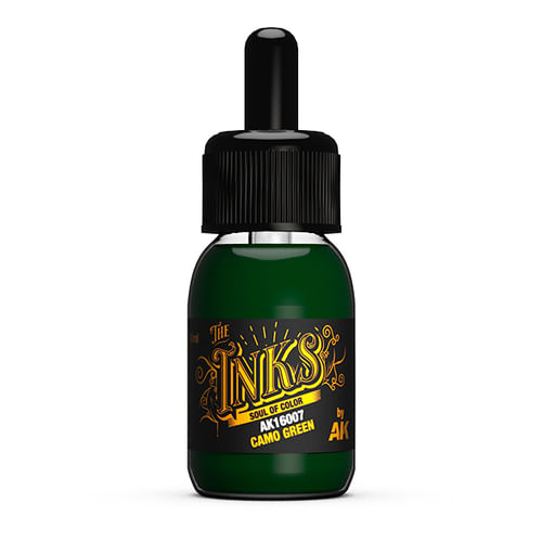 AK Interactive: Inks - Camo Green AK Interactive: Inks - Camo Green