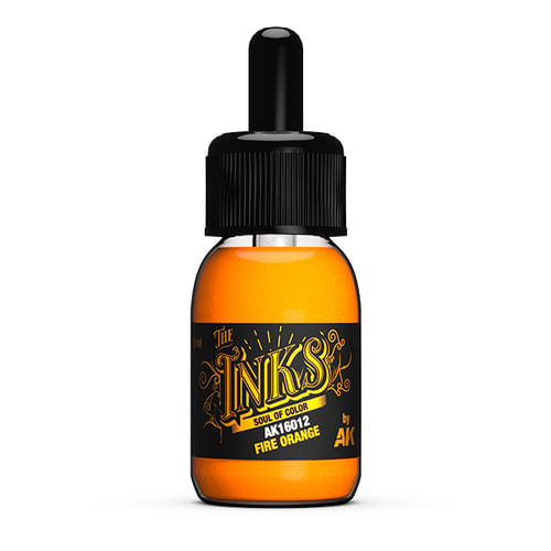 AK Interactive: Inks - Fire Orange AK Interactive: Inks - Fire Orange