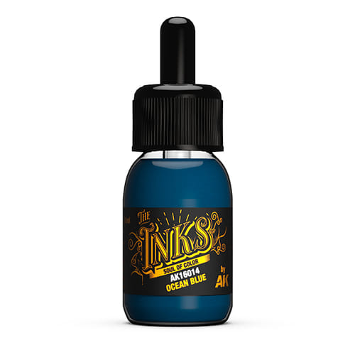 Levně AK Interactive: Inks - Ocean Blue
