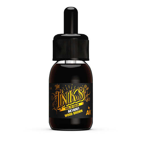 AK Interactive: Inks - Wood Brown AK Interactive: Inks - Wood Brown