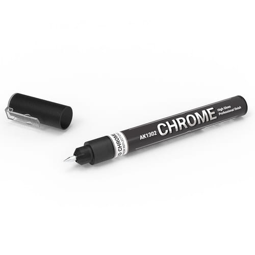 Levně AK Interactive: Metallic Liquid Marker - Chrome