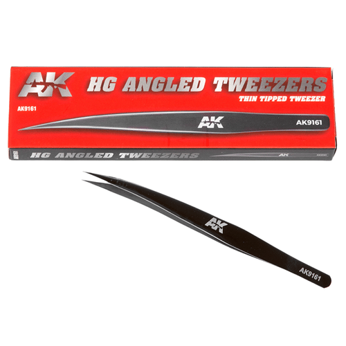 Levně AK Interactive: Pinzeta HG Angled Thin Tipped