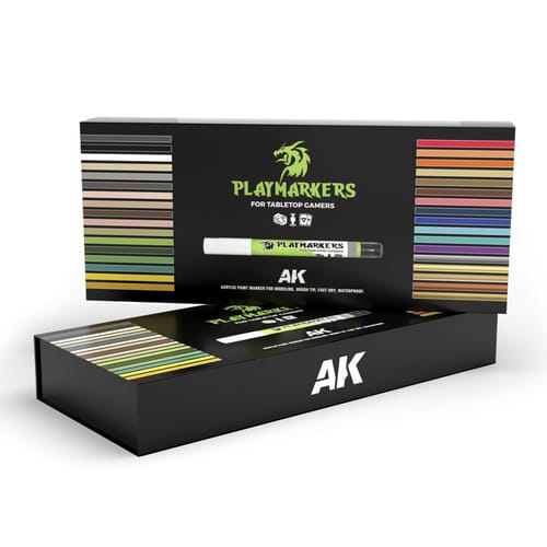 Levně AK Interactive: Playmarkers - Full Range (34 barev)