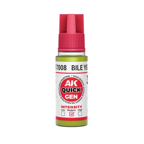 AK Interactive: Quick Gen - Bile Yellow 18 ml