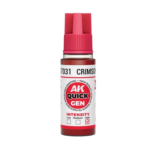 AK Interactive: Quick Gen - Crimson Red 18 ml