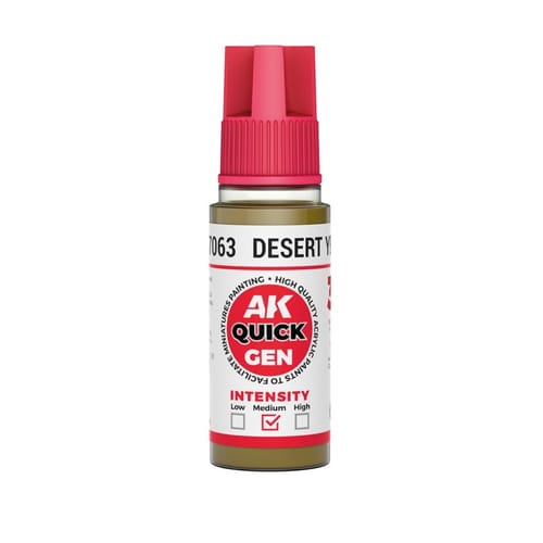 AK Interactive: Quick Gen - Desert Yellow 18 ml