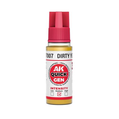 AK Interactive Quick Gen - Dirty Yellow 18 ml AK Interactive Quick Gen - Dirty Yellow 18 ml