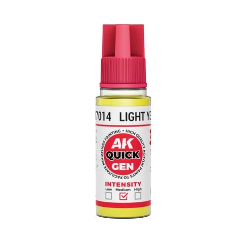 AK Interactive: Quick Gen - Light Yellow 18 ml