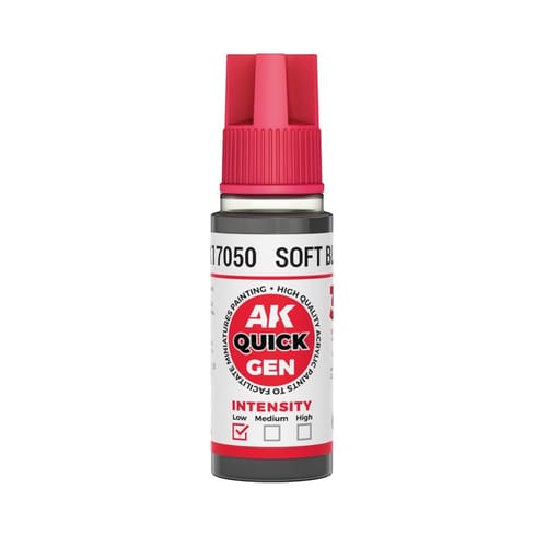 AK Interactive: Quick Gen - Soft Black 18 ml