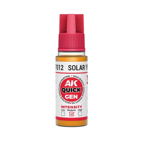 Levně AK Interactive: Quick Gen - Solar Yellow 18 ml