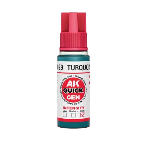 AK Interactive Quick Gen - tyrkysová modrá 18 ml AK Interactive Quick Gen - tyrkysová modrá 18 ml