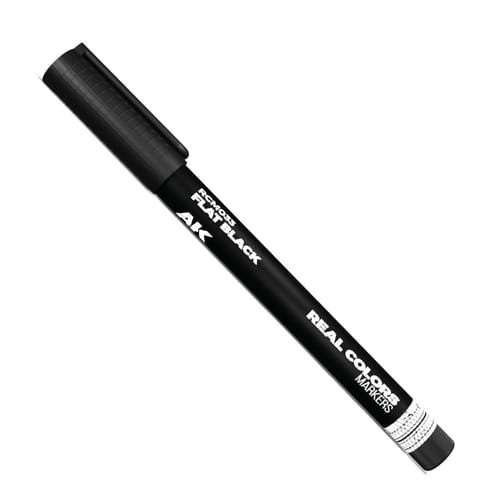 Levně AK Interactive: RC Markers - Flat Black