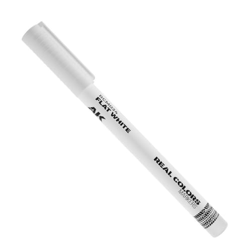 Levně AK Interactive: RC Markers - Flat White