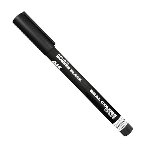 Levně AK Interactive: RC Markers - Rubber Black