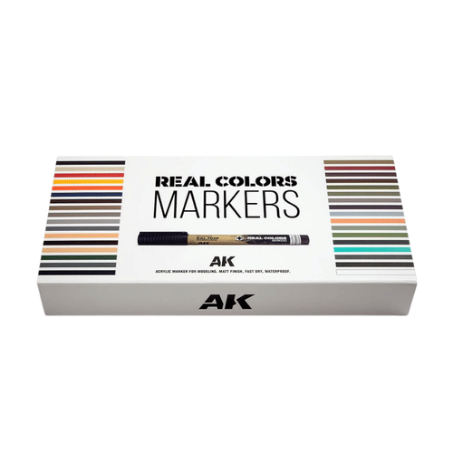 Levně AK Interactive: Real Color Markers - 34 barev