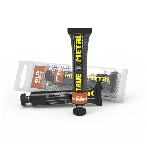 AK Interactive: True Metal - starý bronz AK Interactive: True Metal - starý bronz