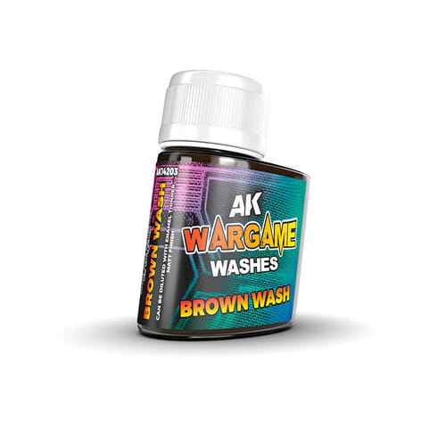 AK Interactive: Wargame Series - Brown Wash AK Interactive: Wargame Series - Brown Wash