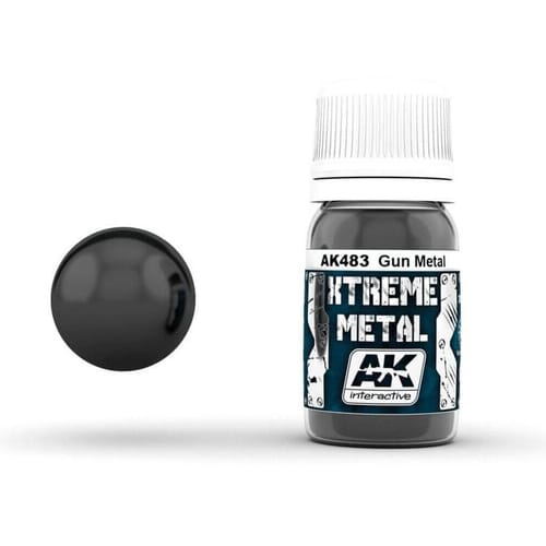 Levně AK Interactive: Xtreme Metal - Gun Metal