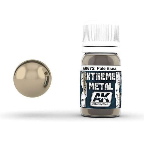 Levně AK Interactive: Xtreme Metal - Pale Brass