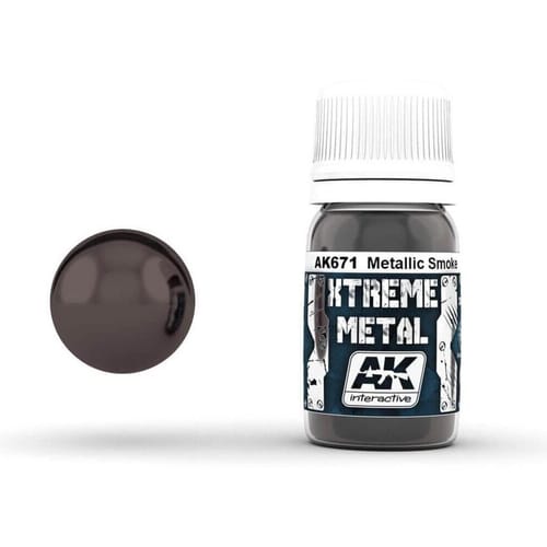 Levně AK Interactive: Xtreme Metal - Smoke Metallic