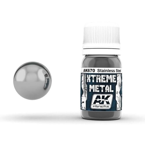 Levně AK Interactive: Xtreme Metal - Stainless Steel