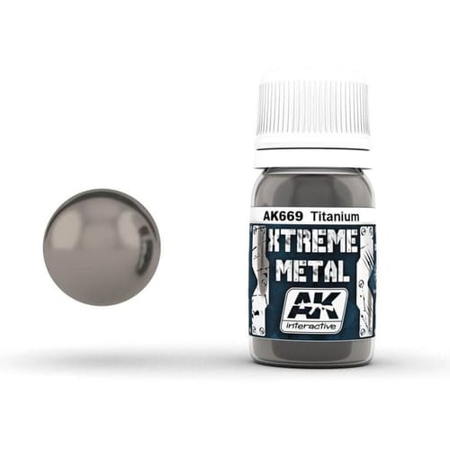Levně AK Interactive: Xtreme Metal - Titanium