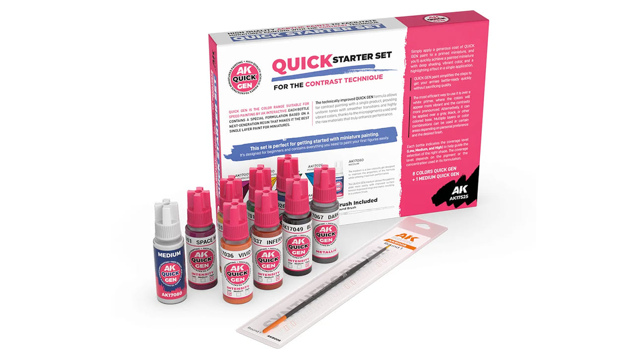 AK Interactive Quick Gen – první dojmy z&nbsp;kontrastního malování